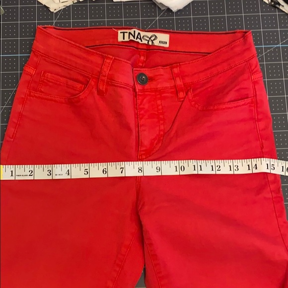 TNA Red Skinny Jeans - Picture 4 of 5